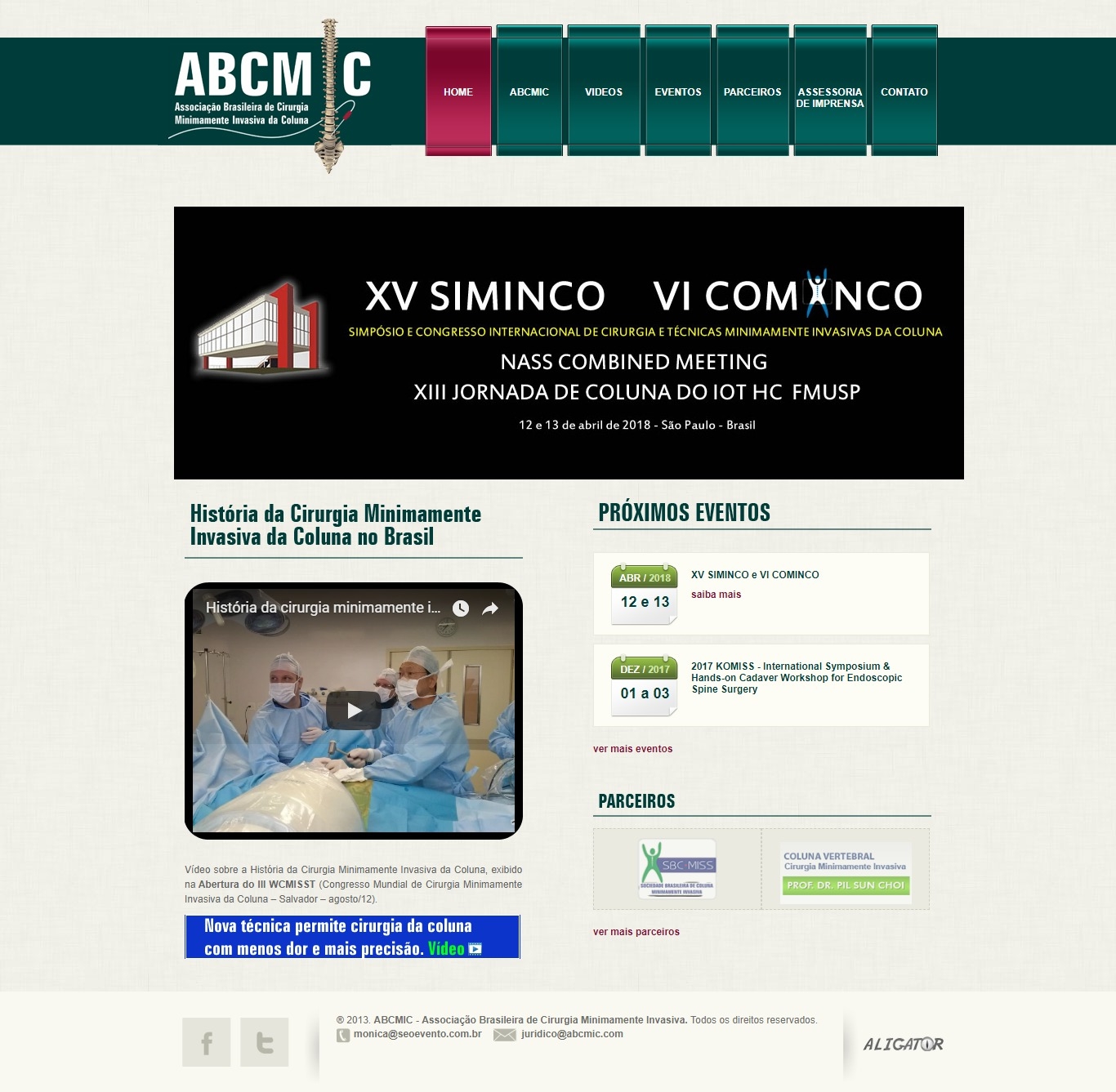 Criao de site ABCMIC